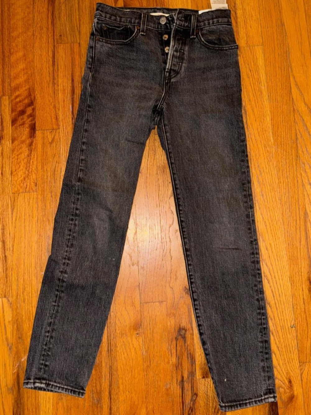 Levi's Grey Wedgie Jeans